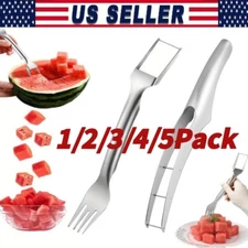Watermelon Slicer Cutter Knife Server Corer Scoop Kitchen Knife Tools