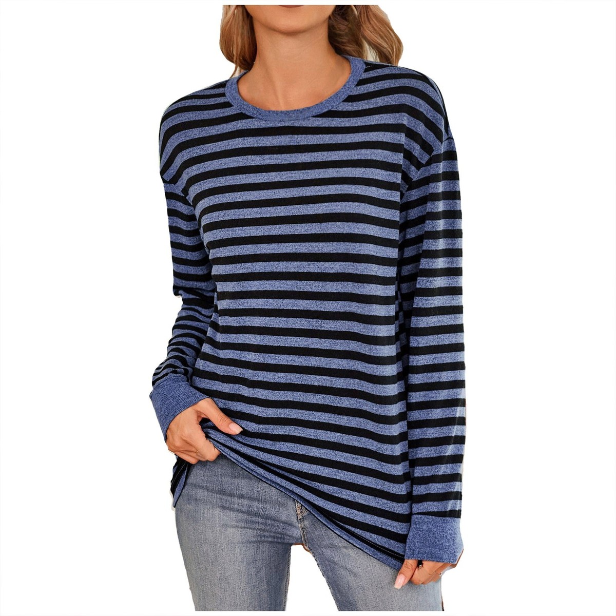 Women Fashion Casual Autumn And Winter Round Neck T Shirt Women Fashion Casual Autumn And Winter Round Neck T Shirt