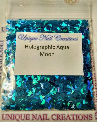 MOON Shape Glitter~U CHOOSE~Solvent Resistant Art•Face•Festival•Crafts•Makeup   - Picture 22 of 34