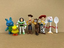 7Pcs Toy Story 4 Woody Lightyear Forky Bunny Action Figures Toy Model Kids Gift