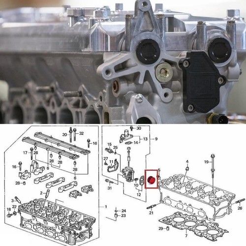 Cam Shaft Seal Cover Cap Plug For Acura Honda B16 B20 B/D/H/F Series Engine - Picture 6 of 10