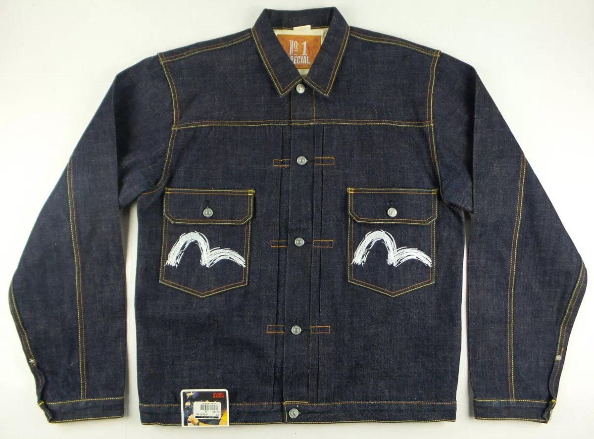 Evisu clearance jean jacket