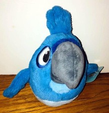 Angry Bird Rio Blue Bird Plush Doll NWT No Sound Commonwealth Collectible Tag