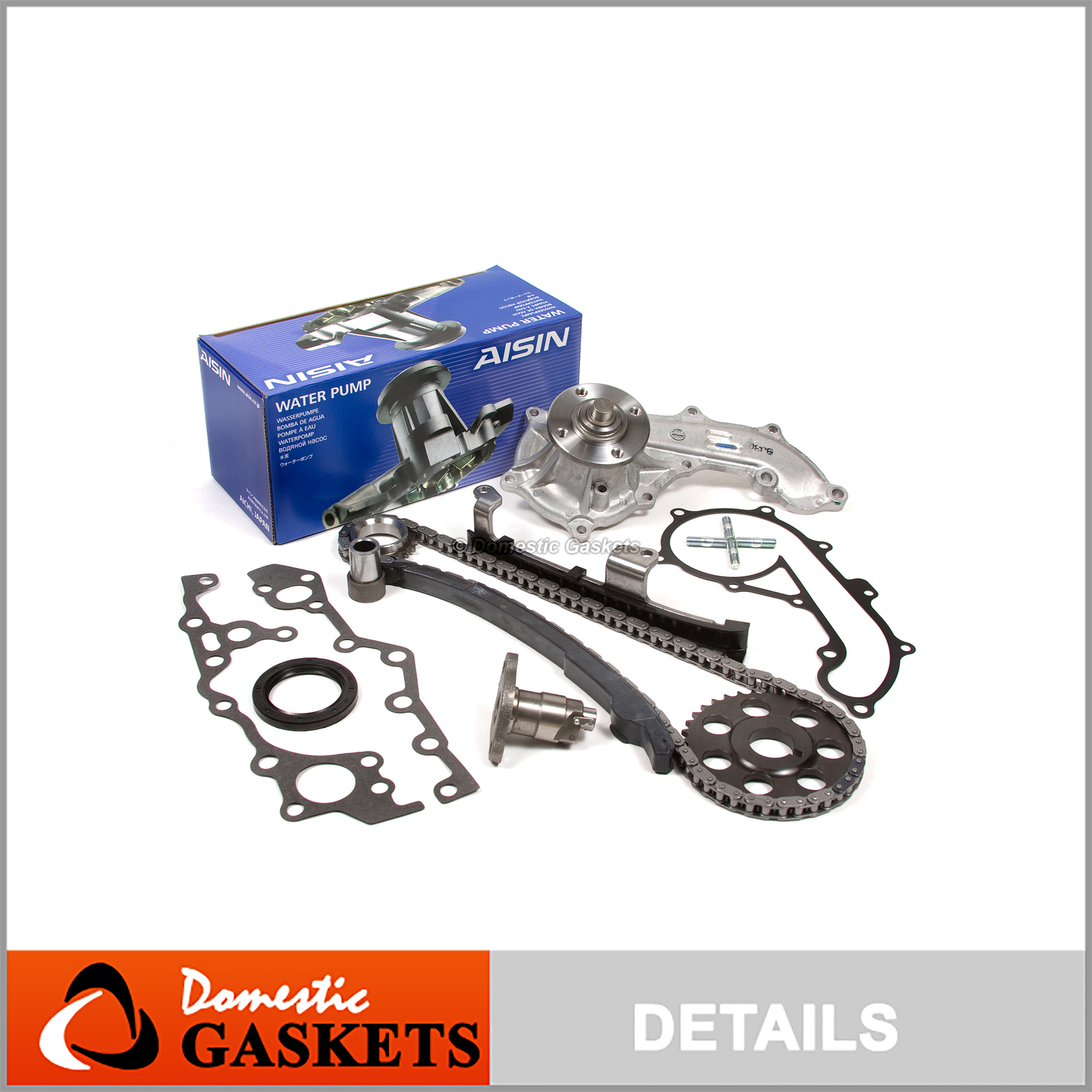 Timing Chain & Water Pump Kit For 95-04 Toyota Tacoma 2.4L 2RZFE Engine