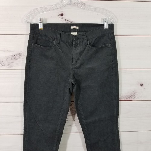 J. Crew Toothpick Pants Corduroy Womens Size 28 Gray Stretch Vintage. - Picture 4 of 9