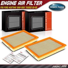 2x Engine Air Filter for Ford Mustang 1986-1993 Taurus 89-95 Thunderbird 86-88