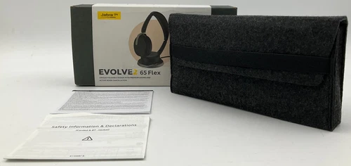 Jabra Evolve2 65 Flex Headset Wireless Stereo Bluetooth ANC USB-C Teams Zoom