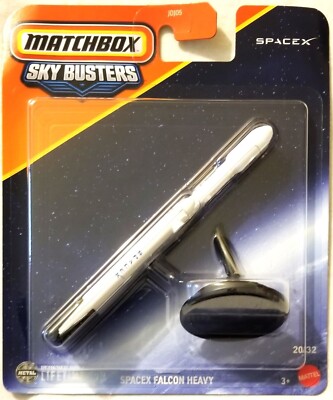 Matchbox SpaceEx Dragon - MBX Sky Busters 22/32 - Fusée Capsule Spatiale Mattel 2024 1:64 Big Card