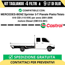 Tagliando per MERCEDES-BENZ Sprinter 5-T Pianale Piatto/Telaio 616 CDI 115 kw...