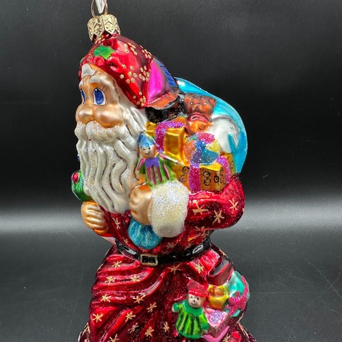Christopher Radko A SPLENDID ARRIVAL Santa Star Robe 8" Ornament 99-100-0 - Picture 3 of 19