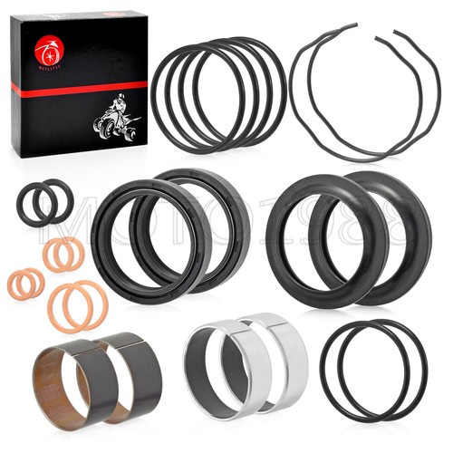 Fork Bushing Dust Oil Seals Kit For SUZUKI GSX-R600 GSX-R750 GSF1200 Bandit 1200 - Picture 5 of 15