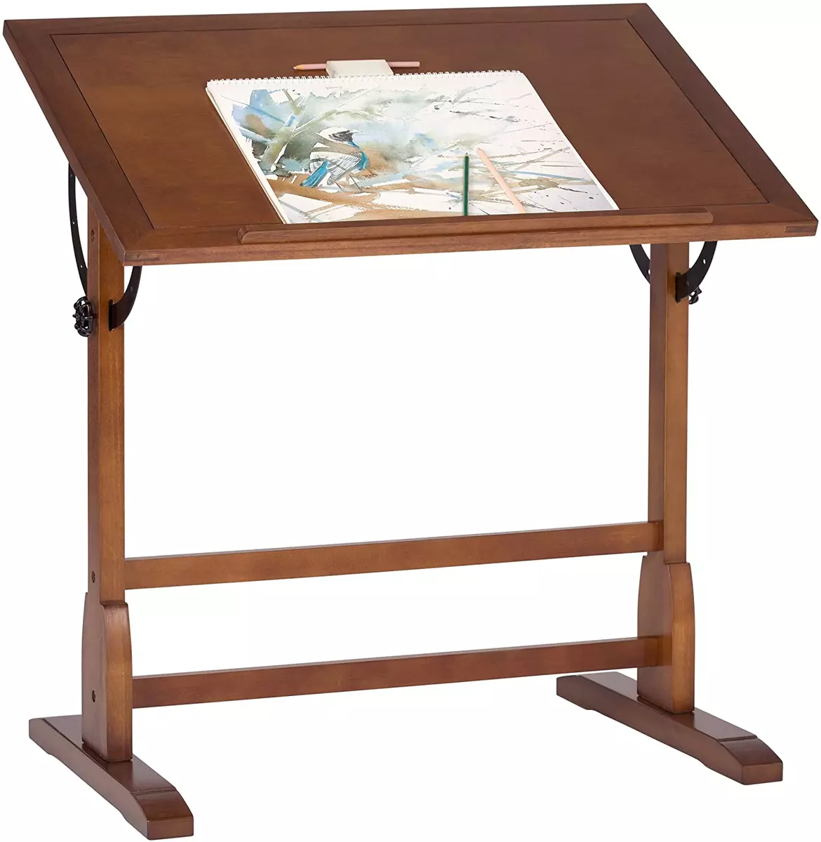 Rustic cheap drafting table
