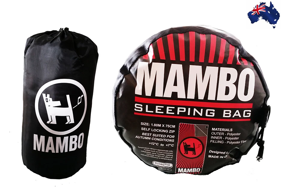 GENUINE Mambo Outdoor Slumber Sleeping Bag/Camping/Hiking-AUS QLTY