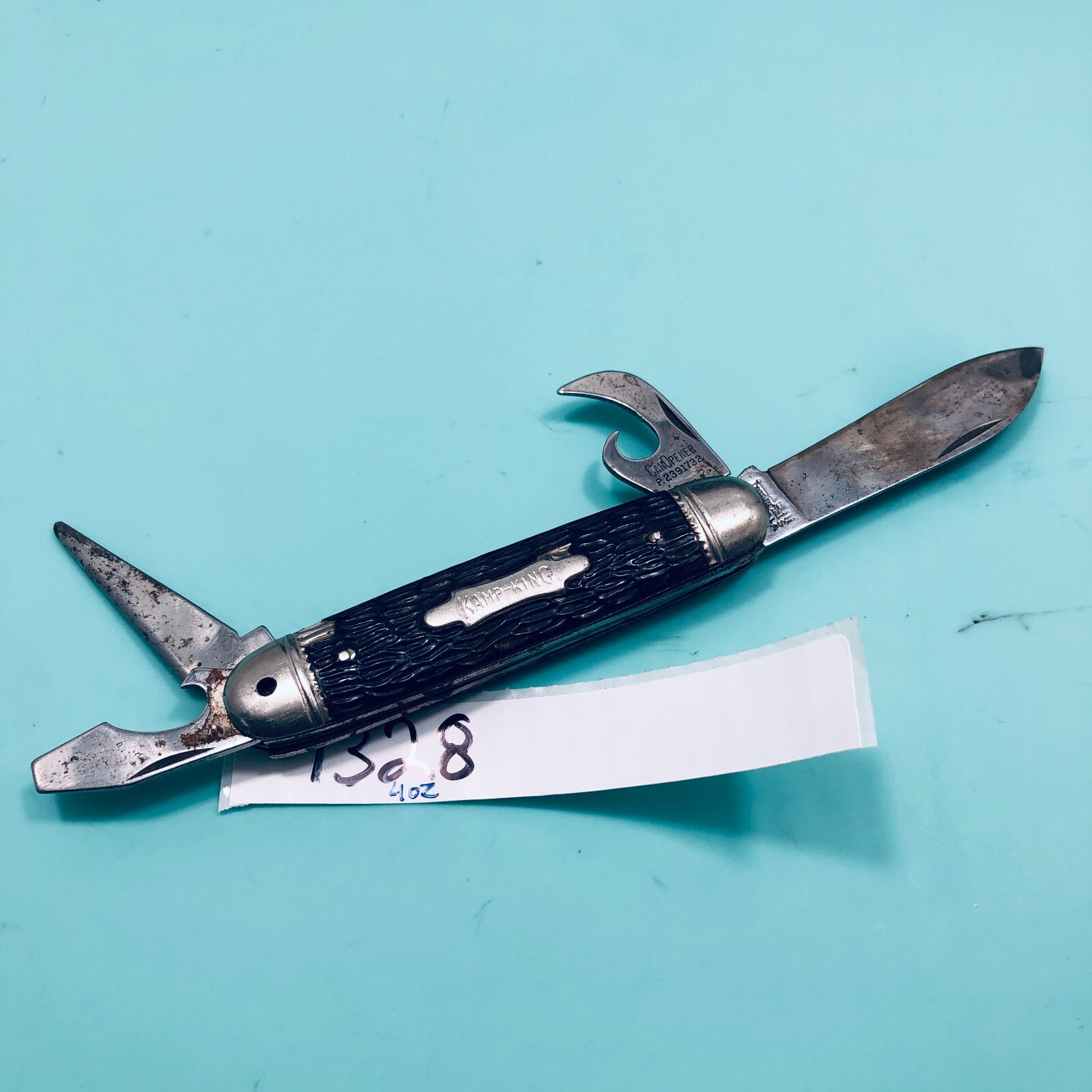 VINTAGE IMPERIAL KAMP KING MULTI TOOL CAMPING POCKET KNIFE MADE IN USA