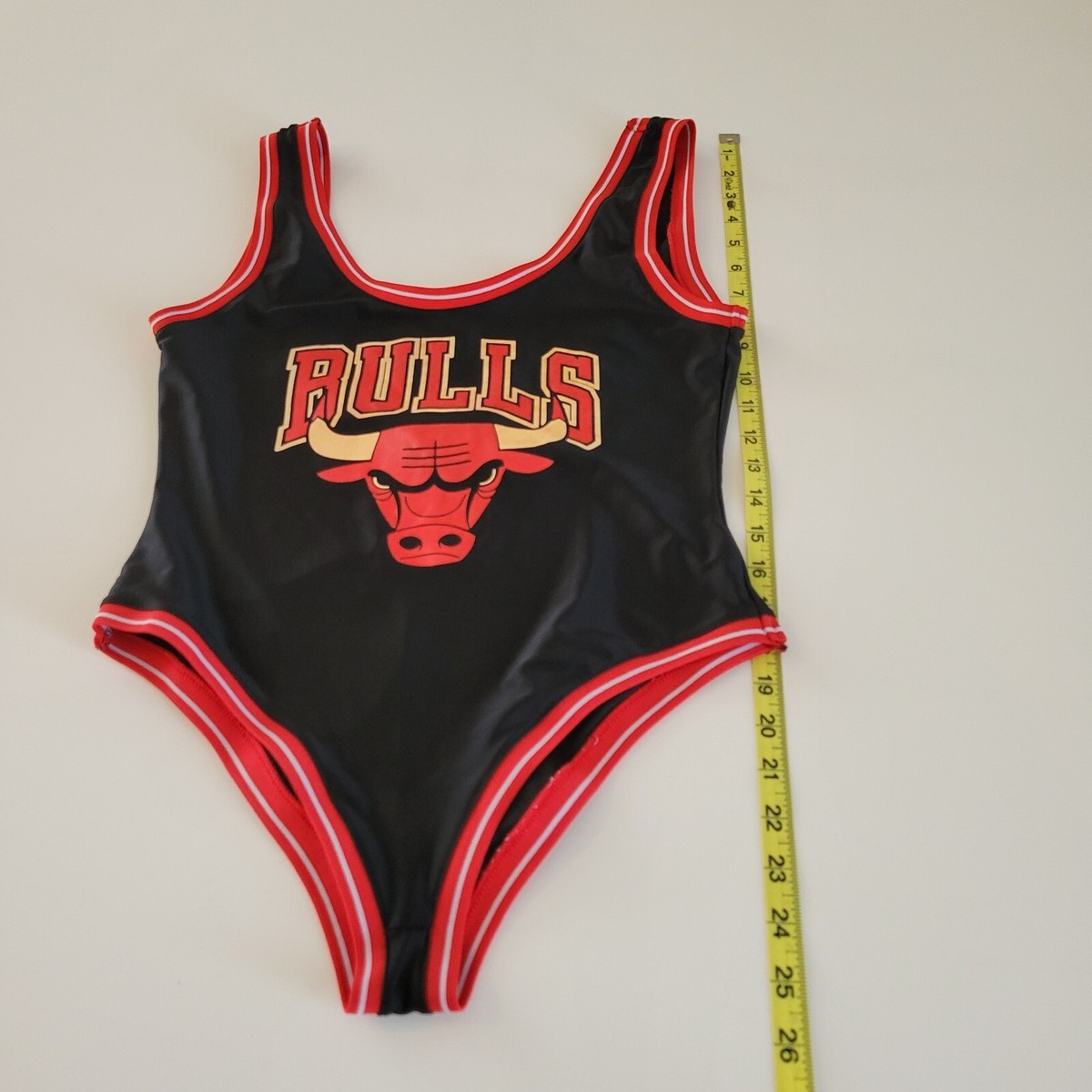 Chicago Bulls Womens One Piece Bodysuit Size Medium NBA Official 