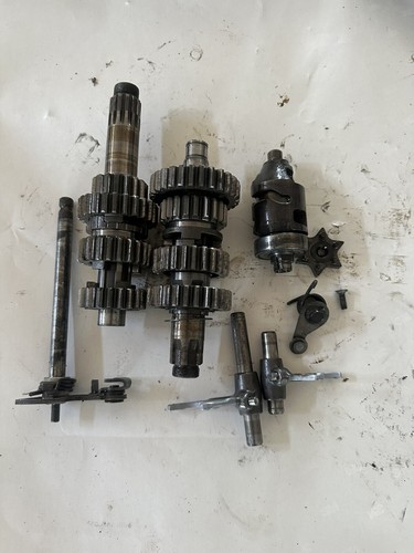 YAMAHA YZ 465 490 250 FULL TRANSMISSION FORK SHIFT SHAFT CAM DRUM SHIFTER - Bild 1 von 4