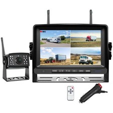 7" Digital Wireless DVR Monitor 1080P Backup Reverse View Camera For Bus Car Rv