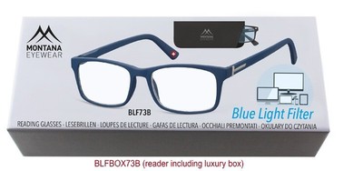 montana occhiali uomo donna luce blu computer anche senza gradazione blu  nero | eBay