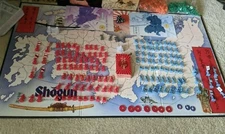 SHOGUN Samurai Milton Bradley Board Game Replacement Parts Sword Figures Cards