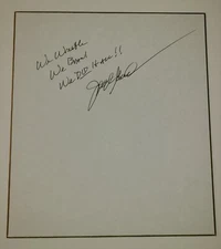 Joel Goodhart Autographed Shikishi Art Board Tri State Pro Wrestling Signed