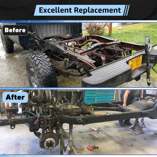 Kit de reparación de óxido de marco medio + placa de reparación de óxido para Toyota Tacoma 1996-2004 acero - Imagen 2 de 24