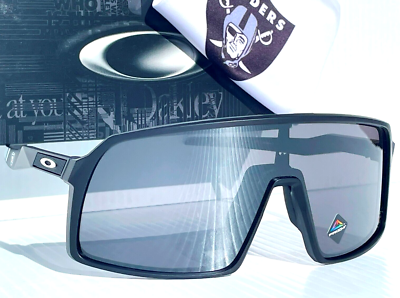NFL Oakley SUTRO Las Vegas RAIDERS Matte Black PRIZM Black Lens