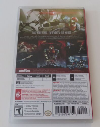 Replacement Case (NO GAME) Metroid Dread Nintendo Switch - Picture 2 of 3