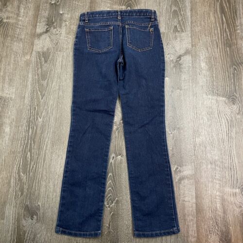 Jeans per bambina blu scuro denim skinny vita regolabile taglia 12 - Foto 4 di 4