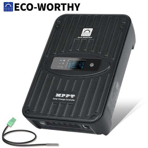 40A 12V/24V DC Input MPPT Solar Charge Controller Regulator for Lithium Battery