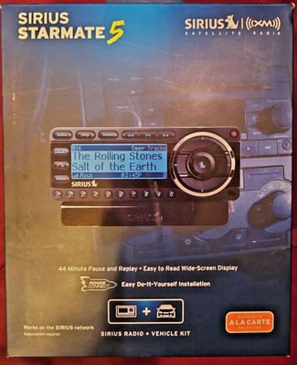 Sirius XM Starmate 5 Satellite Receiver  ST5TK1 W/ ACTIVE LIFETIME SUBSCRIPTION!