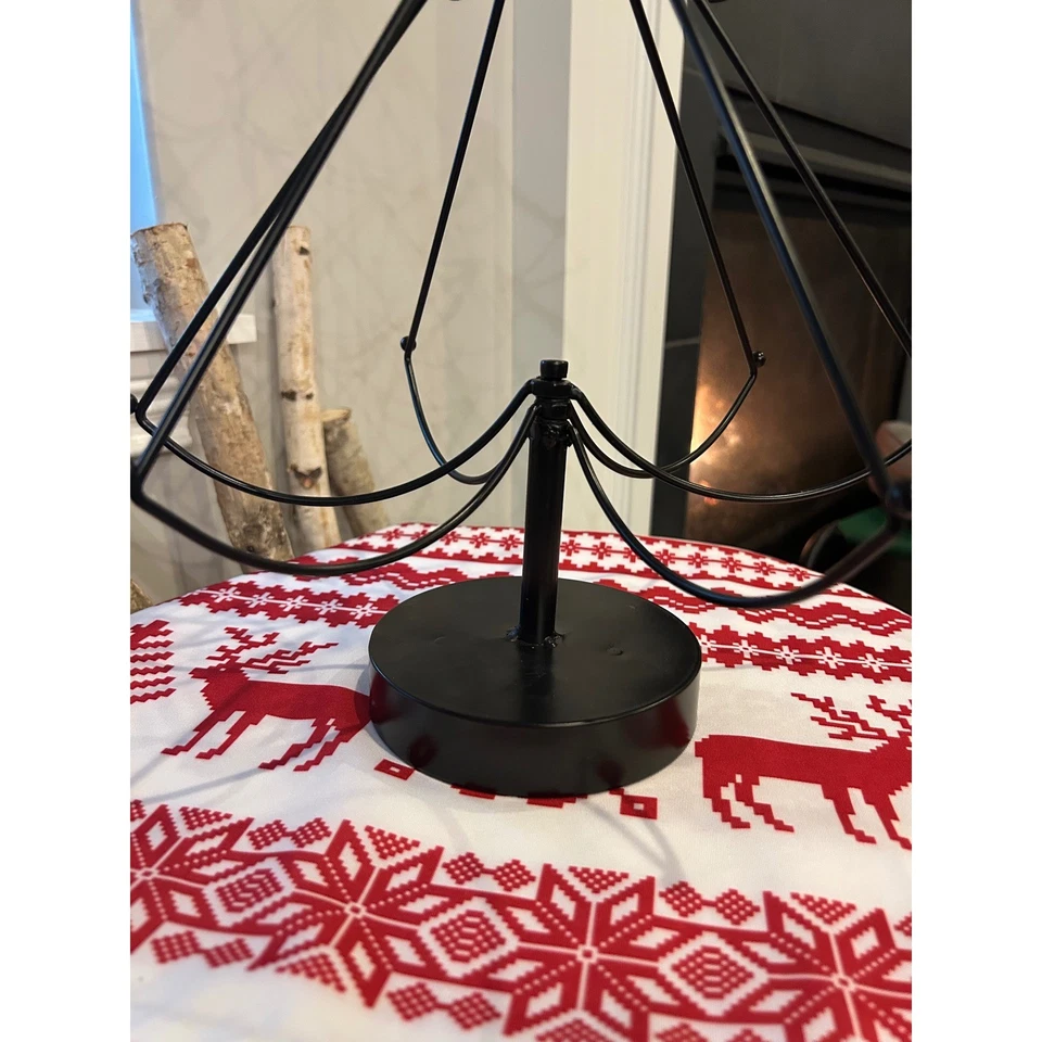 Nordic Fair Isle Christmas Table Cloth with Reindeer & Snowflakes 60" x 103" - Image 2 of 4