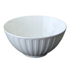 Wedgwood Night & Day 9.5" Fluted Serving Bowl Bone China Salad White Retired