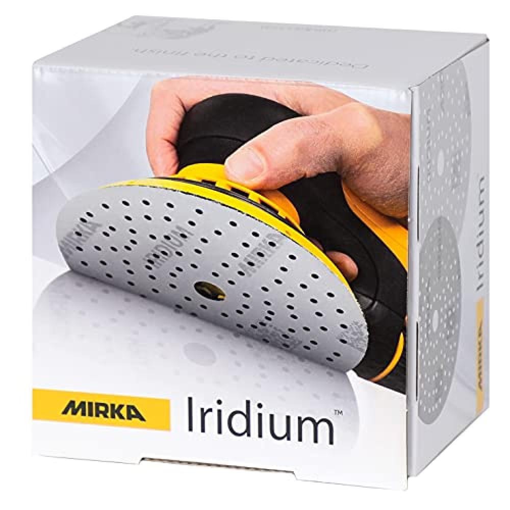 Disco Mirka Iridium P80 150mm - Soluzione Definitiva per Sgrassatura