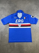 MAGLIA HOME CALCIO SAMPDORIA VINTAGE ASICS 1991-92 BLU TAGLIA L