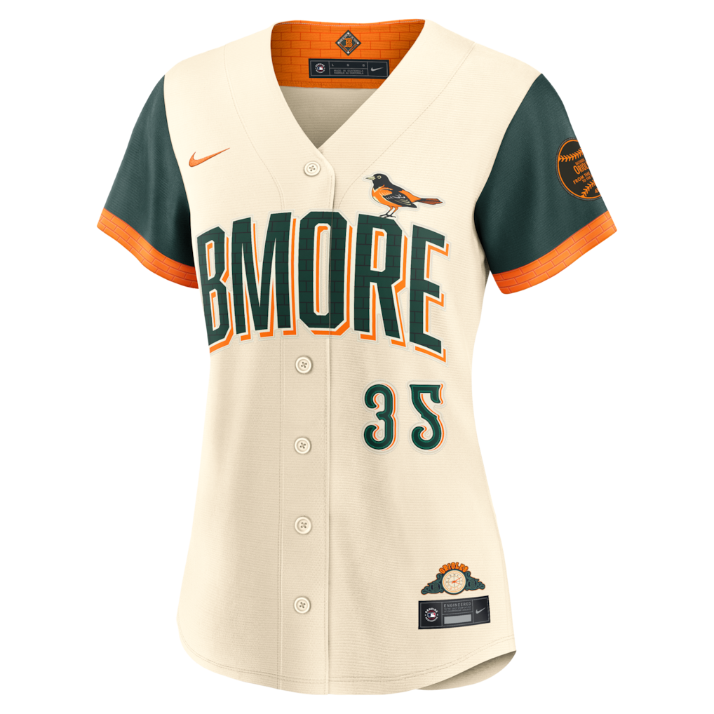 Baltimore Orioles Adley Rutschman Nike Women's City Connect MLB