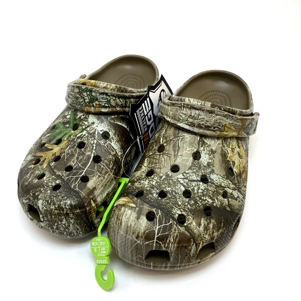 Crocs Classic Clogs Realtree Edge ореховый 205413-267 камуфляж камуфляж новый снят с производства - Изображение 3 из 4