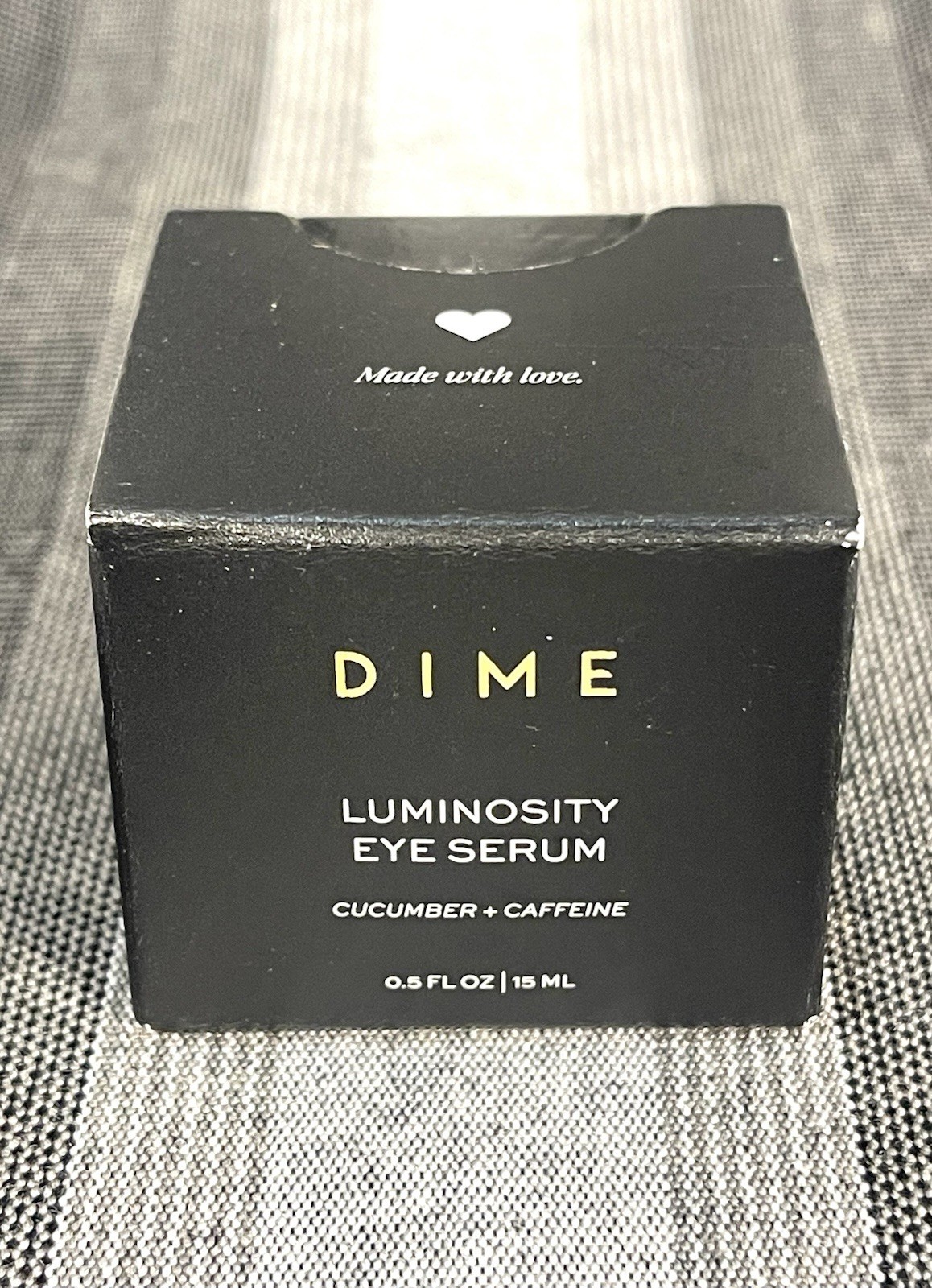 DIME Beauty Luminosity Eye Serum, Eye Cream Treatment With Caffeine For Dark Cir