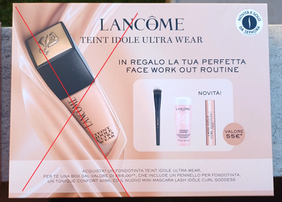 Lancome Brush, Tonique Confort und Lash Idole Curl (Teint Ultra Wear nicht enthalten)