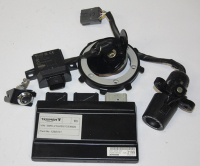CDI ECU Schlosssatz Zündschloss Keyset Triumph Trident 660 (Lager 11-25)
