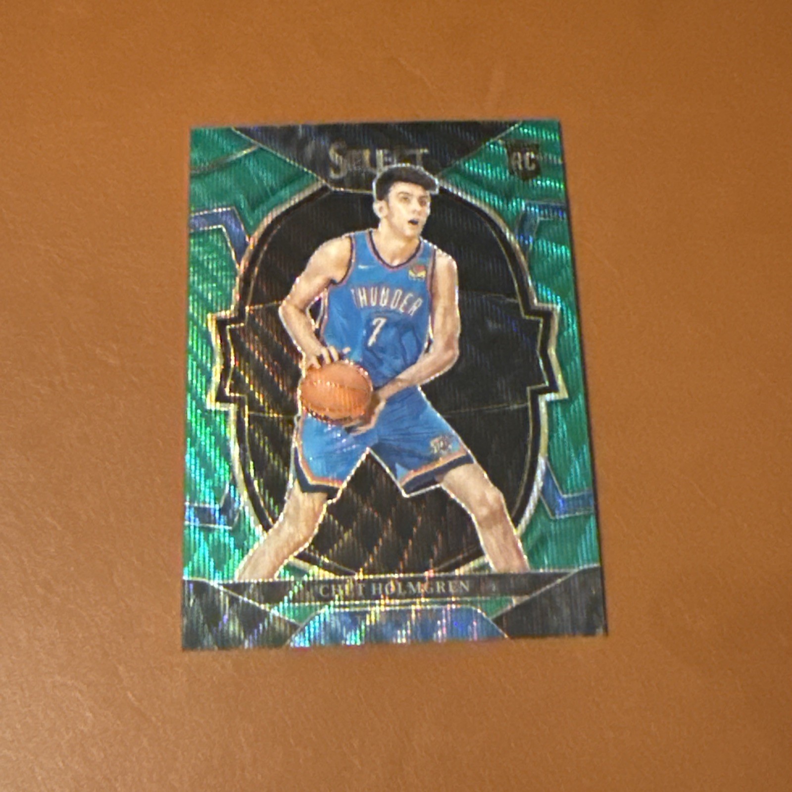 2022-23 Panini Select - Concourse Chet Holmgren #83 Green Wave Prizm /50 (RC)