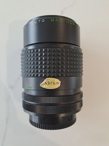 135mm lens auto FD Makinon good condition