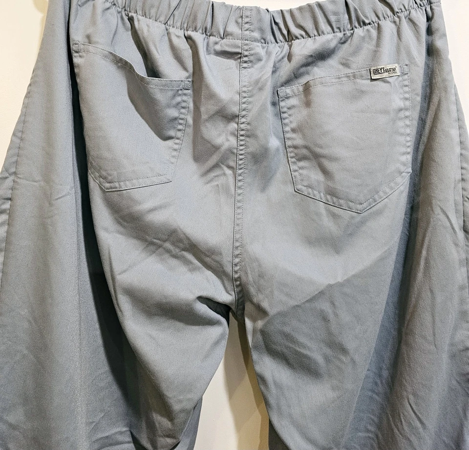 Grey's Anatomy ABC Studios Medical Uniform Scrubs Pants Unisex Sz XL - Image 4 of 4