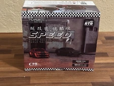 New Turbo Racing C75 1:76 RC Sports Black Car w/ LED Lights