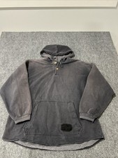 Vintage 90s Y2K Quicksilver Hoodie Quad Design Surf Skate Street Men XL Fade