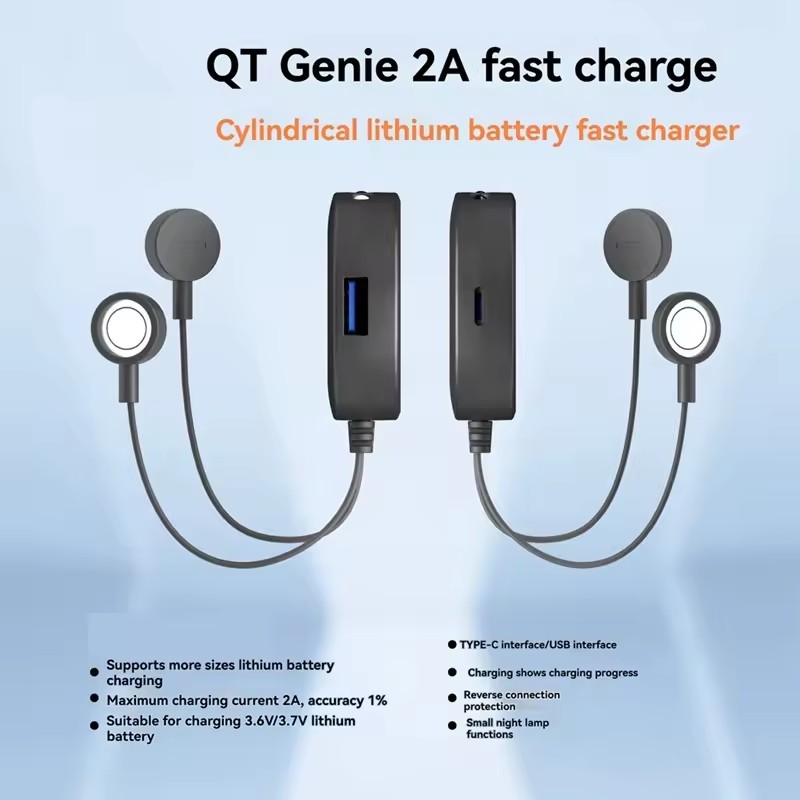 Battery Charger for 18650/20700/21700/26650/26700/26800/26980/46800 USB Holder #