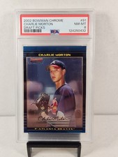 2002 Bowman Chrome Draft Picks #91 Charlie Morton PSA NM-Mint 8