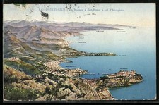 AK San-Remo /Cote-d´Azur, Panorama mit Monac...