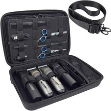 Neehows Barber Bag Clipper Case, Barber Carrying Case Organizer Box-Black