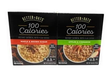 Better Oats Bundle: (1) Apples & Cinnamon 9.8oz, Maple and Brown Sugar... 