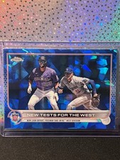 2022 Topps Chrome Sapphire Bryant Freeman Rockies Dodgers New Tests Veteran Com…